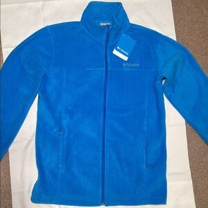 Columbia Bright Blue Full-Zip Fleece Jacket